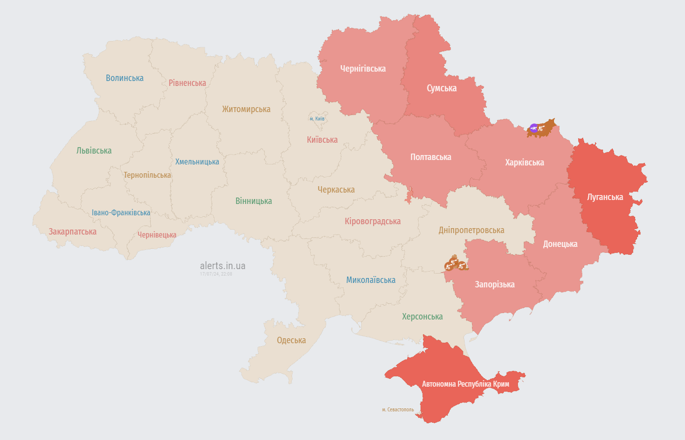 В Украине объявлена масштабная тревога из-за взлета российского МиГ-31К