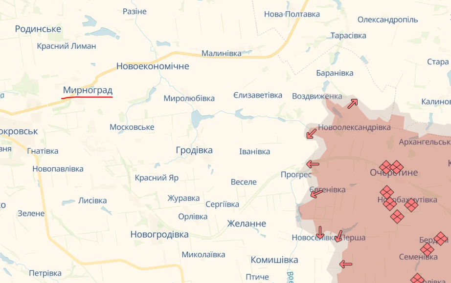 Військові на Донеччині закликають призначити керівника військової адміністрації Мирнограду