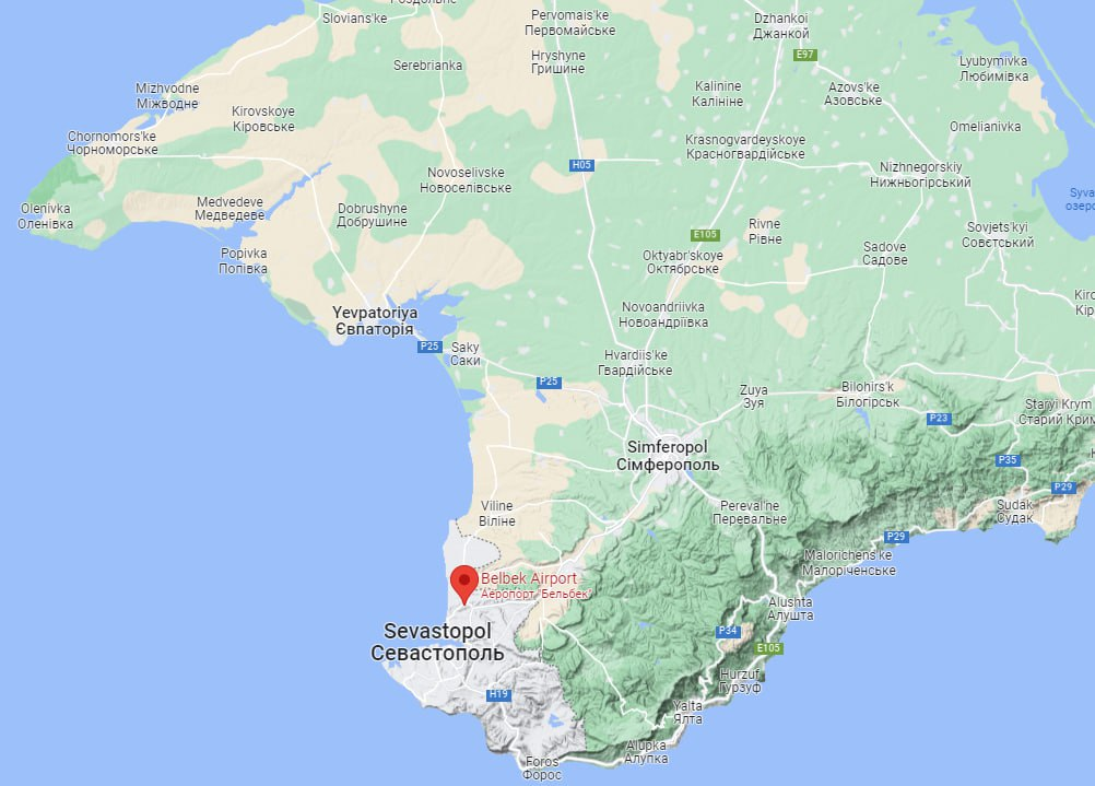 У Севастополі в районі аеродрому "Бельбек" чути вибухи. Росіяни заявили про БПЛА