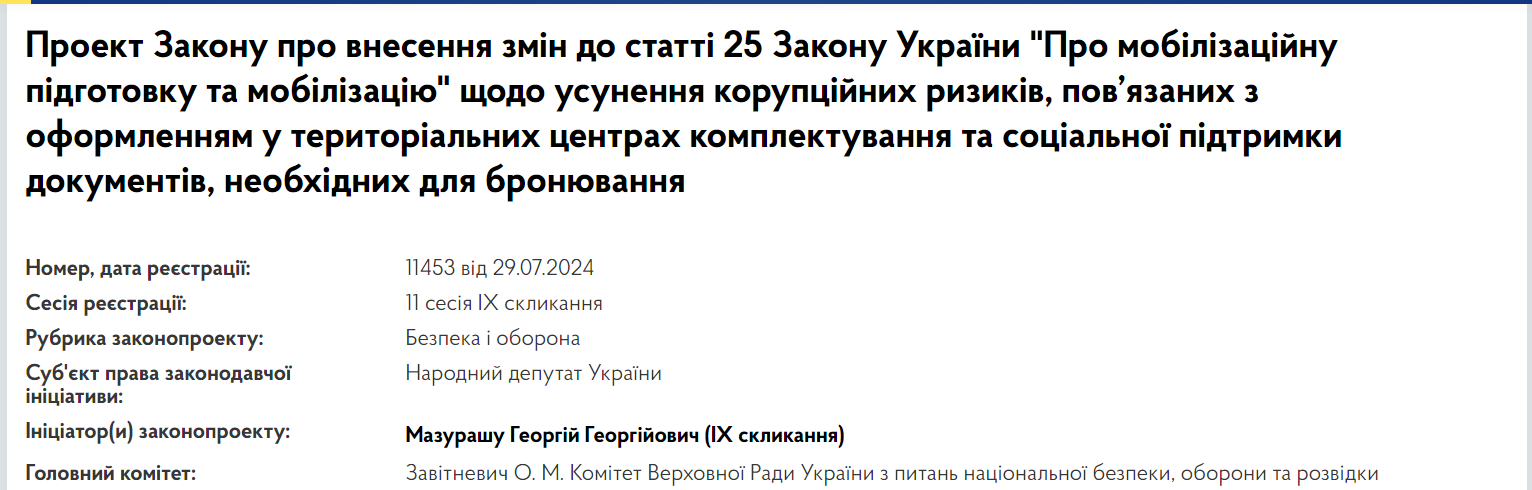 Процес оформлення відстрочки пропонують вдосконалити: що може змінитись