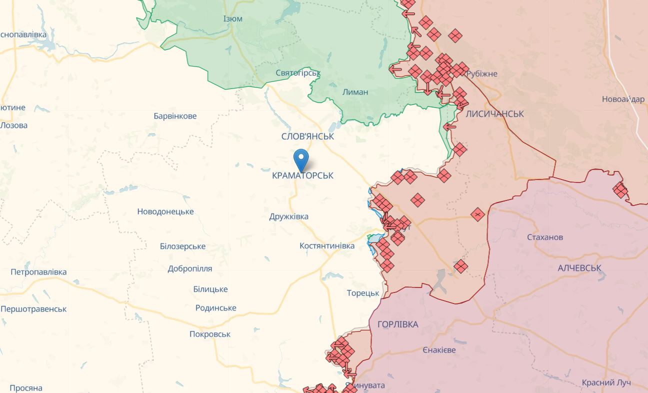 В Краматорську чути вибухи