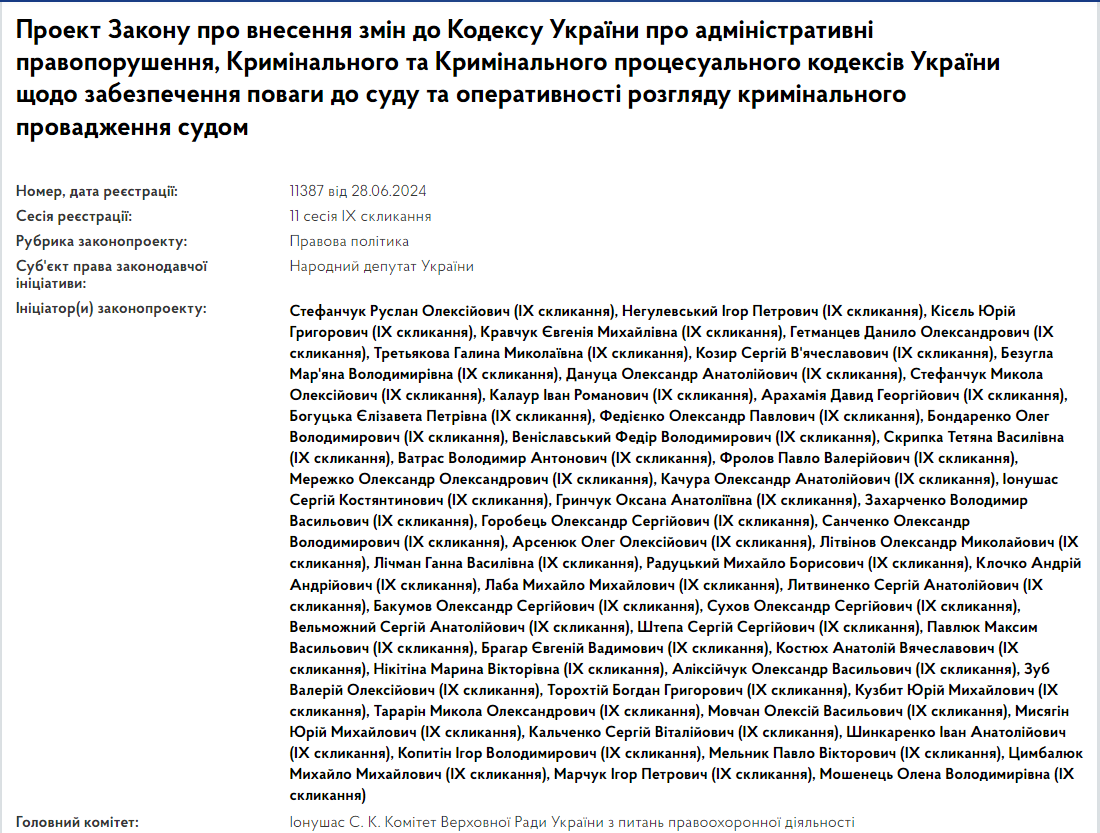 Українців пропонують суворіше карати за неповагу та неявку до суду: що може змінитись