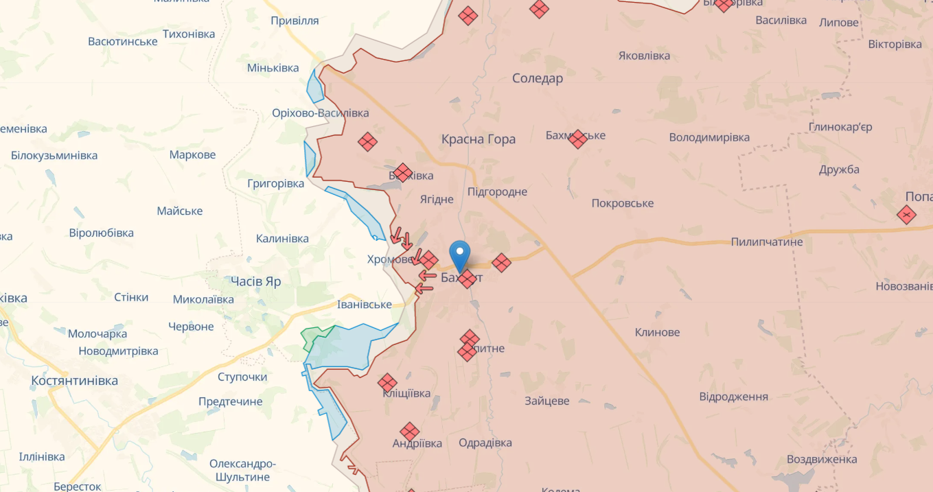 Українські воїни ССО записали сьогодні відео з Бахмута