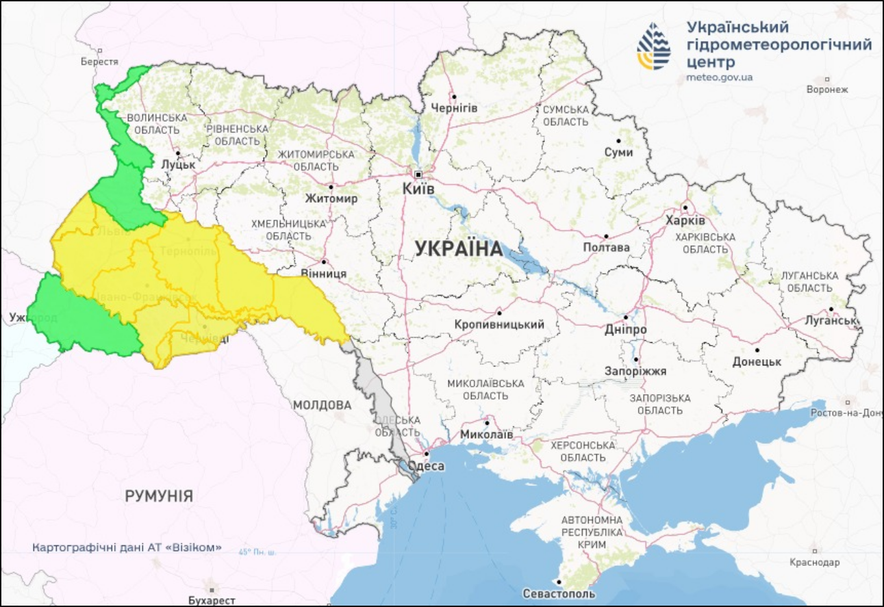 Українців попереджають про небезпеку через значні опади та грози: про що йдеться