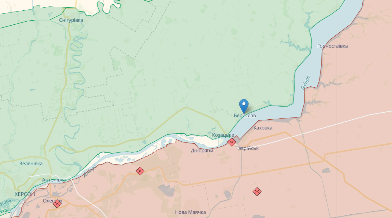 Росіяни атакували керованими бомбами Херсонську область