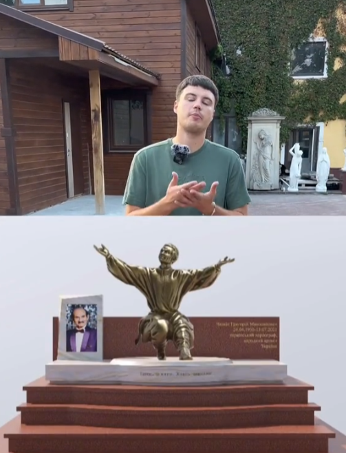 На могилі Чапкіса нарешті з'явився пам'ятник. Без символізму та скандалу не обійшлося