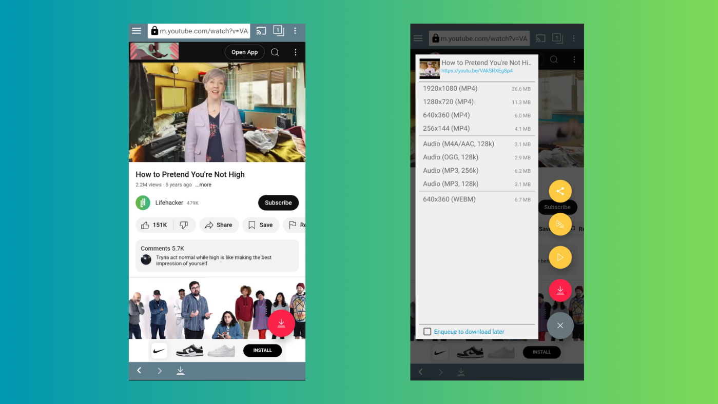 Як завантажити відео з YouTube на Android бесплатно
