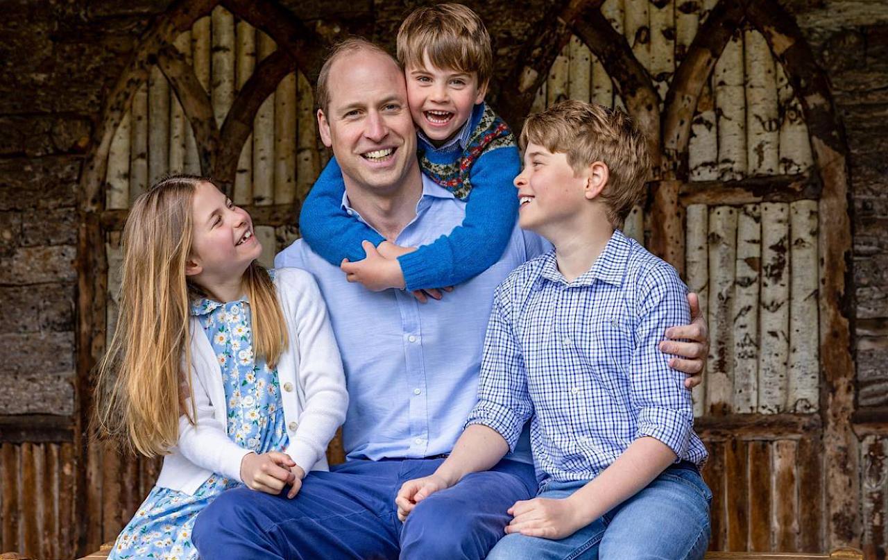 "Хоче дати їм багато любові": як принц Вільям порається з дітьми, поки Кейт Міддлтон перебуває у лікарні