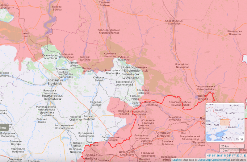 Карта войны. Где идут ключевые бои и есть ли угроза атаки на север Украины