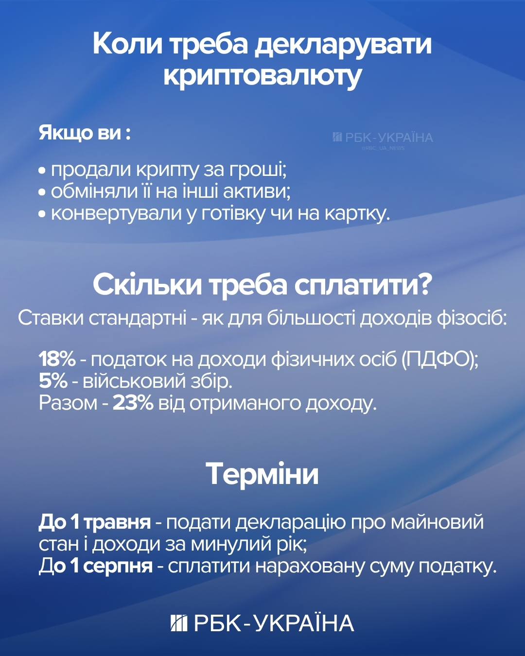 Налоги на криптовалюту в Украине: юрист объяснила, кто должен отдать 23% дохода