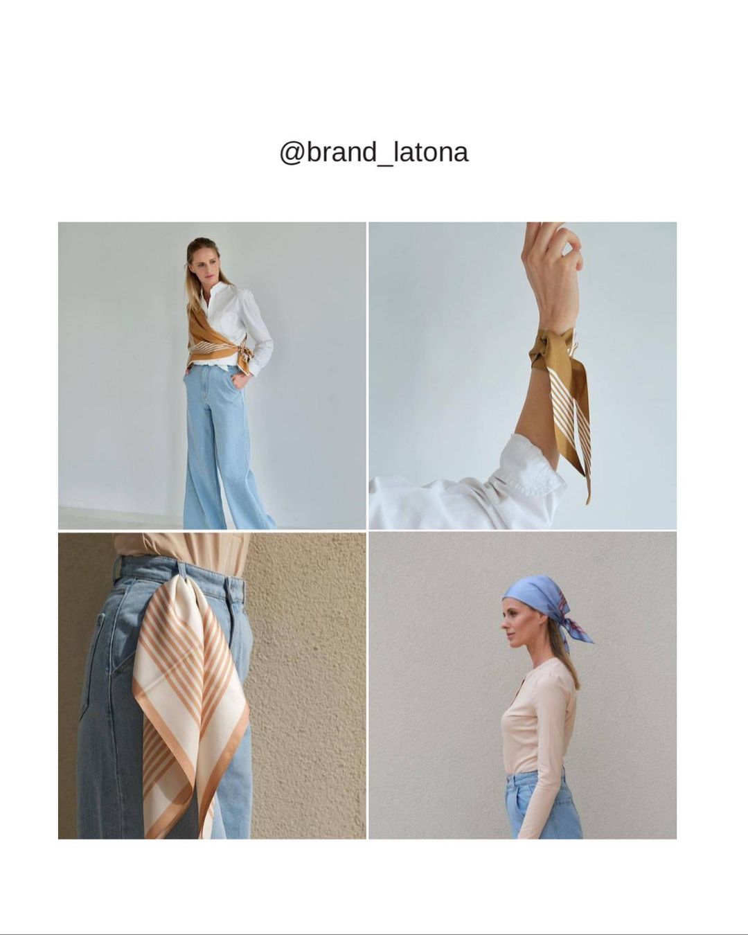 Тренд лета: 6 идей, как стильно носить платок