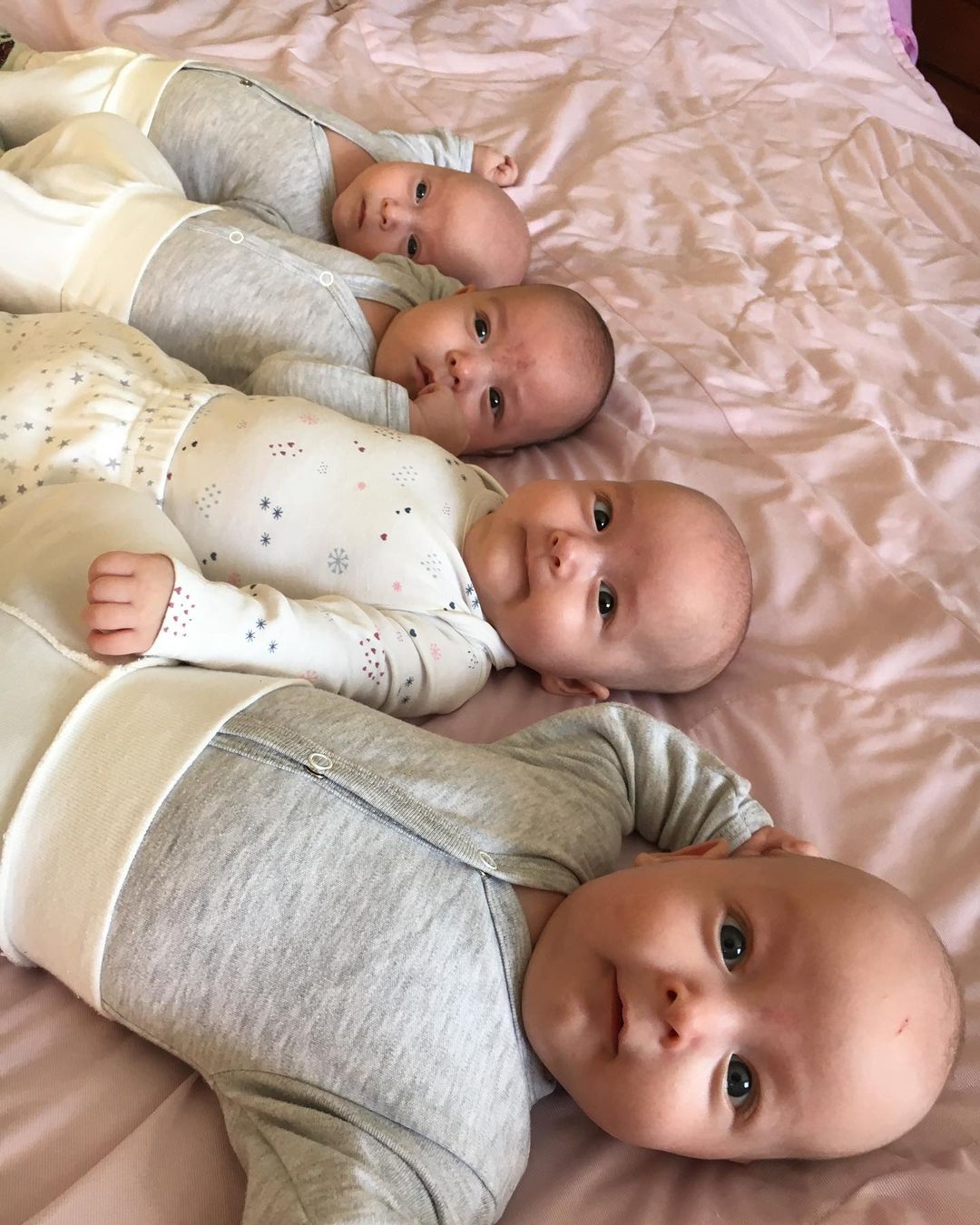 Маленькие четверняшки из Закарпатья, которые родились в канун Рождества, стали звездами Тик Тока (видео)