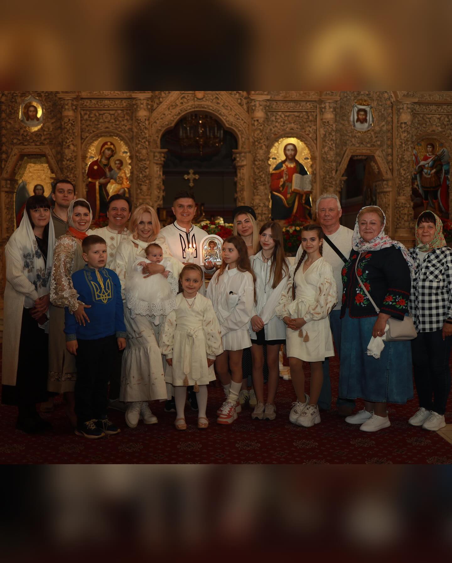 Лілія Ребрик похрестила донечку Адель: зворушливі фото таїнства