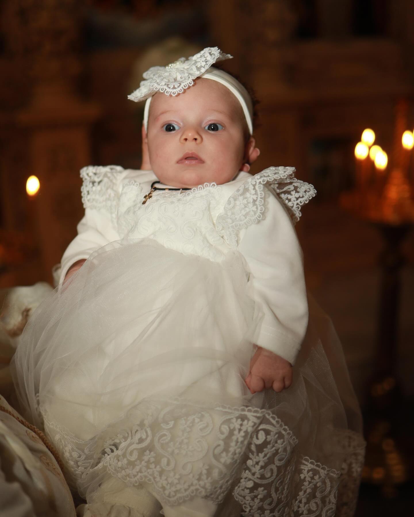 Лілія Ребрик похрестила донечку Адель: зворушливі фото таїнства