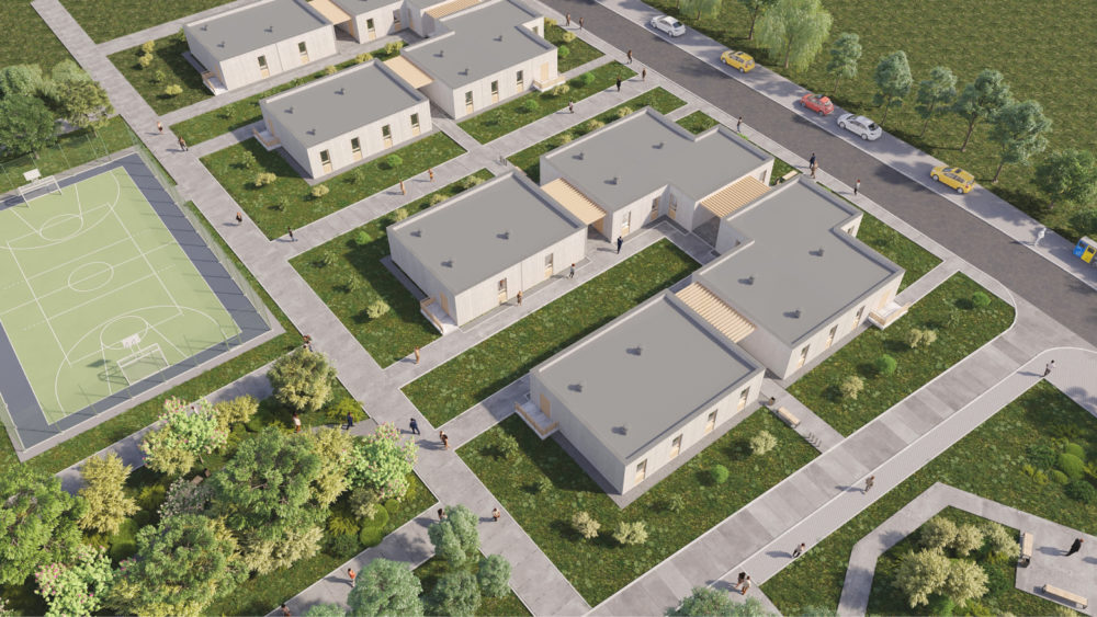 Дивіться, як виглядатиме житло для переселенців, яке зведуть вже цього літа (фото)