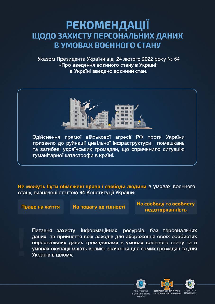 Захист персональних даних українців: у МВС назвали важливі правила і дали роз'яснення