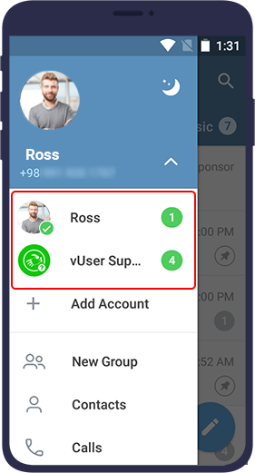 Як додати другий обліковий запис у Telegram і використовувати їх на одному пристрої: інструкція