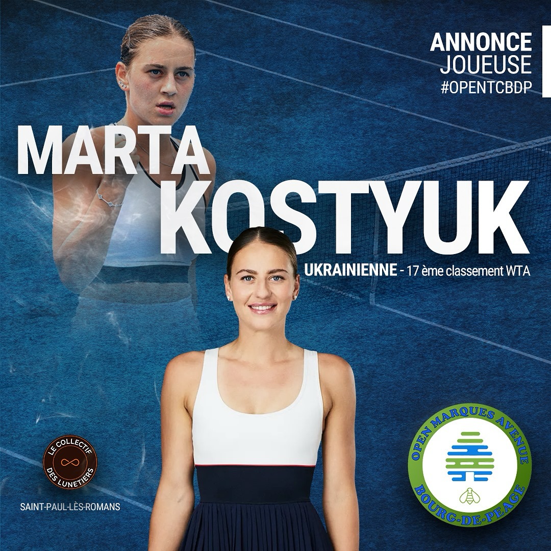 Костюк та чоловік Світоліної зіграють виставкові матчі у Франції