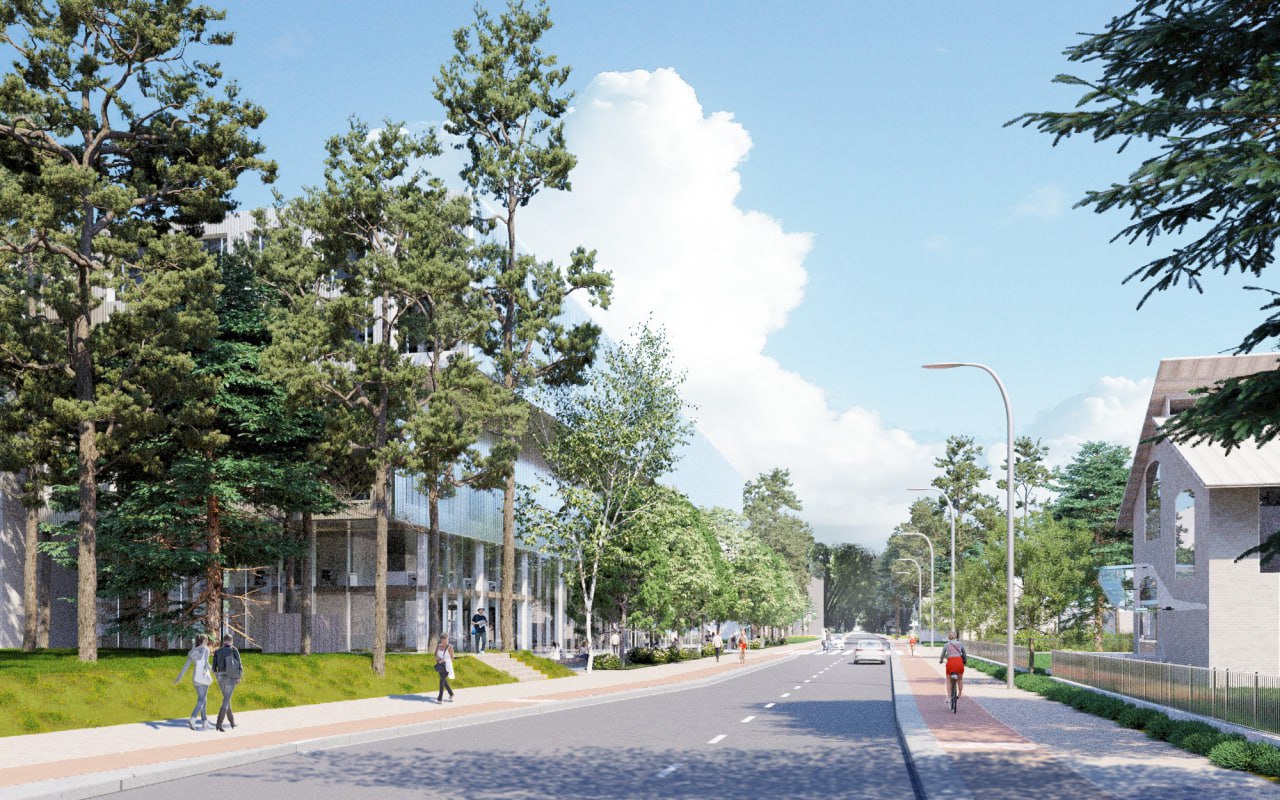 Дивіться, як виглядатиме зруйнований університет в Ірпені після відбудови (фото)