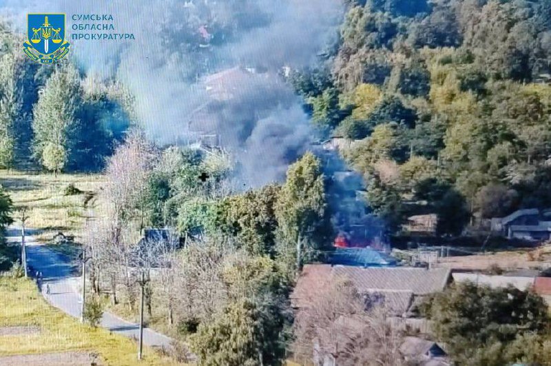 Росіяни з артилерії обстріляли приватні будинки в Сумській області: постраждала жінка