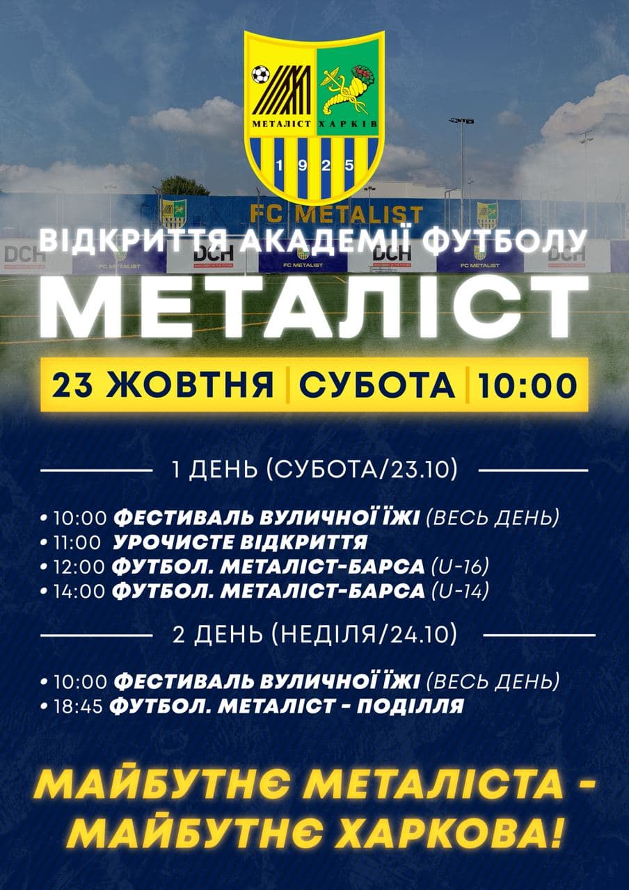 Ярославський завершує відновлення футбольної інфраструктури Харкова: названо дату відкриття Академії