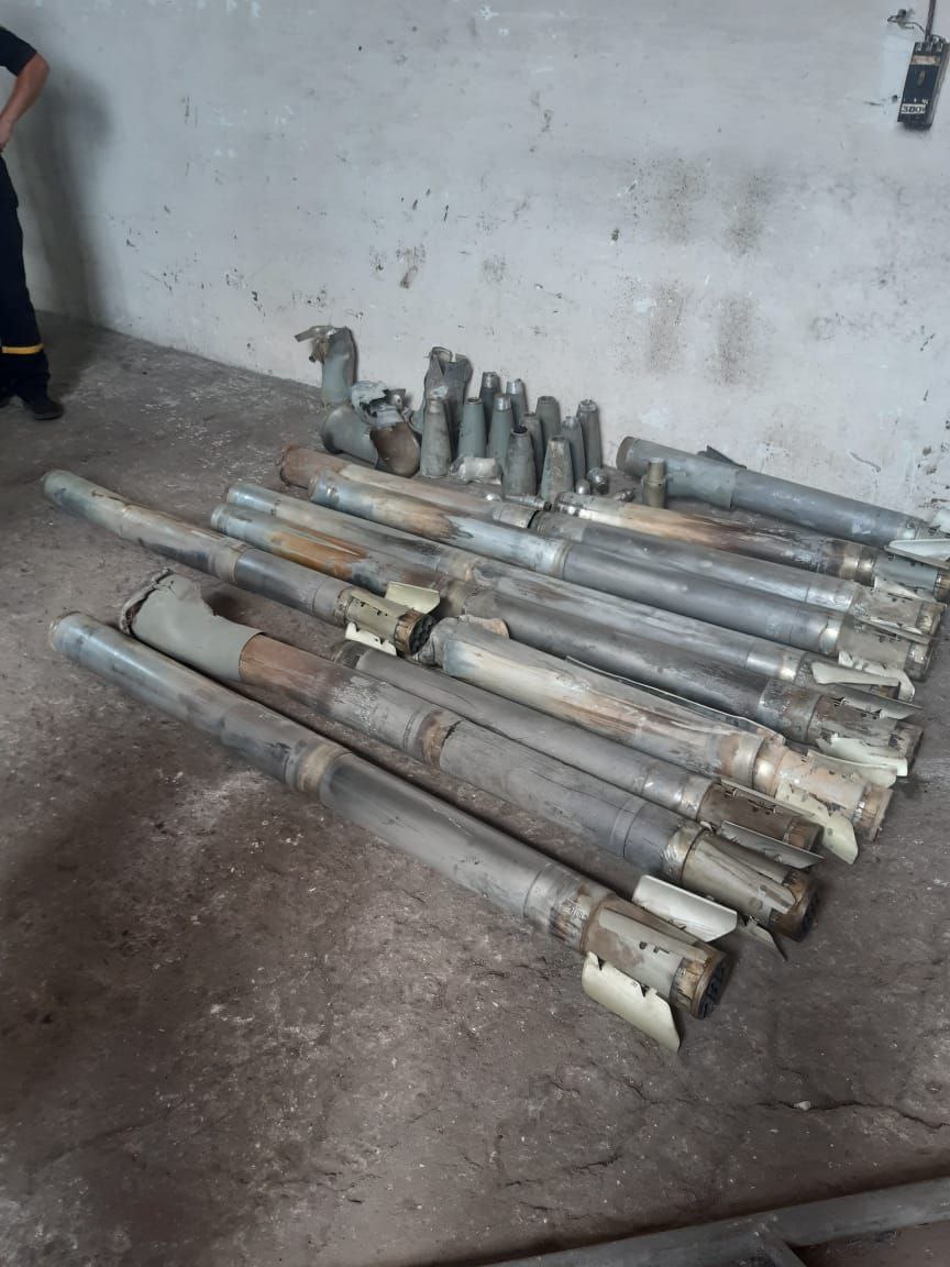 У ДСНС показали "склад" зброї, випущеної РФ по Нікополю за ніч