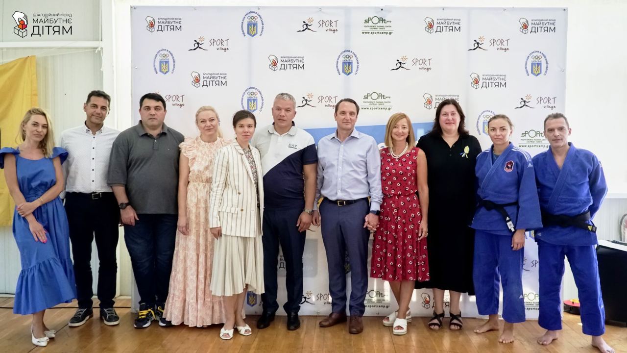 НОК України та БФ «Майбутнє-дітям» провели у Греції “Randori” для дітей-спортсменів з постраждалих регіонів України