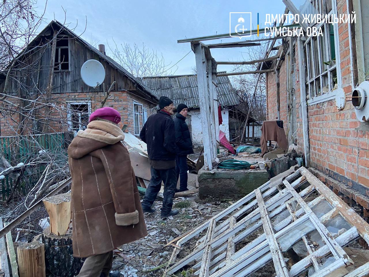 Окупанти обстріляли Сумську область: пошкоджено десять будинків