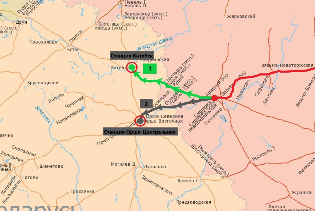 До Білорусі прибув ще один ешелон з російськими військовими, - "Гаюн"