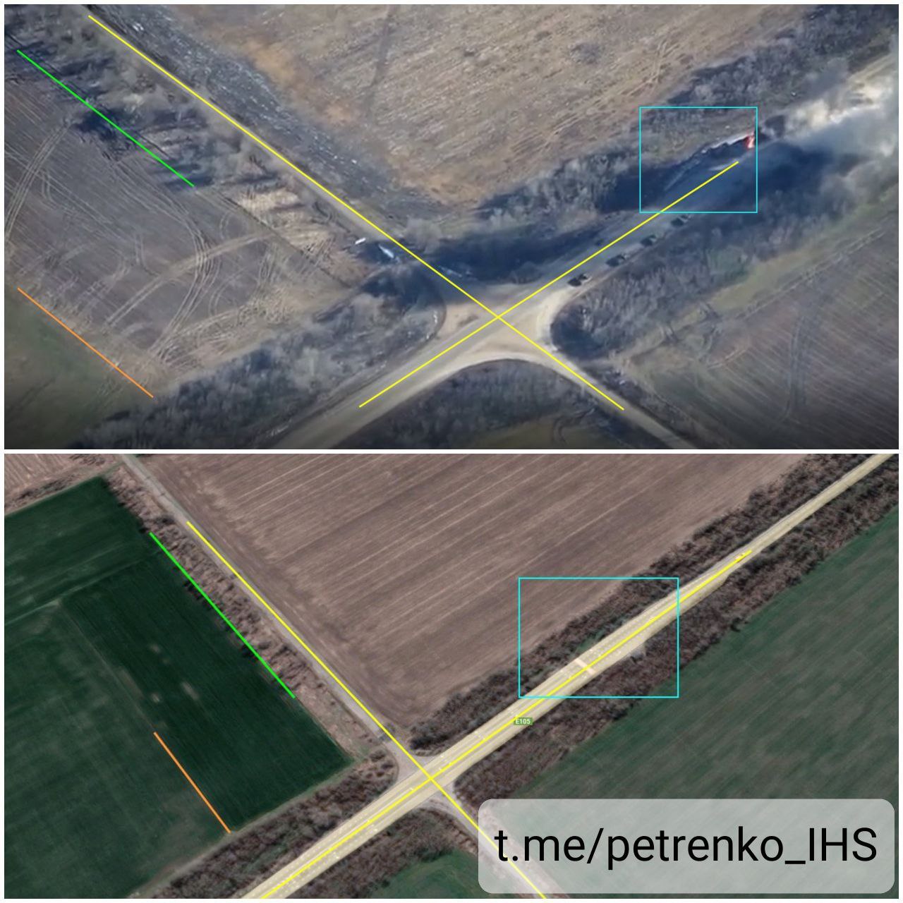 Дорогою до Василівки Запорізької області ЗСУ знищили колону російських військ