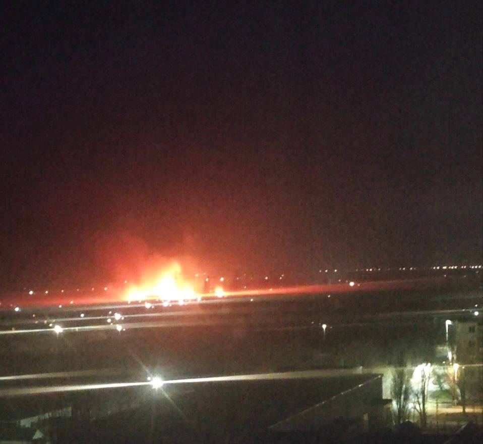 В окупованому Бердянську сталась масштабна пожежа