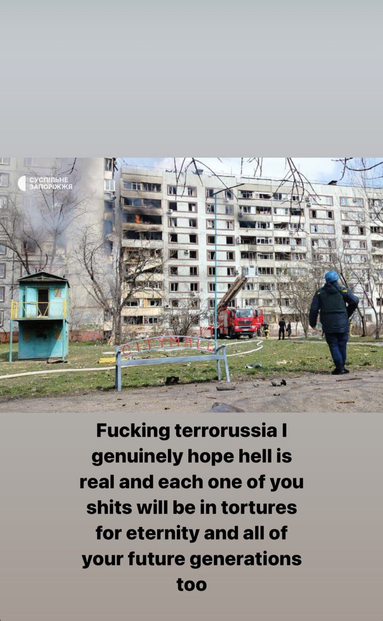 "Я була б мертва": у Запоріжжі в будинок відомої української моделі влучила ракета