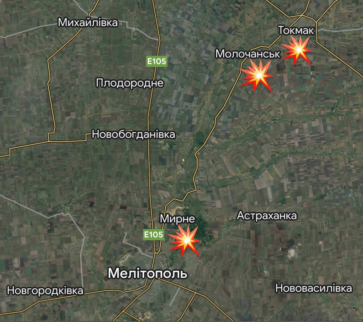 На оккупированной части Запорожской области прогремели несколько взрывов, - мэр Мелитополя