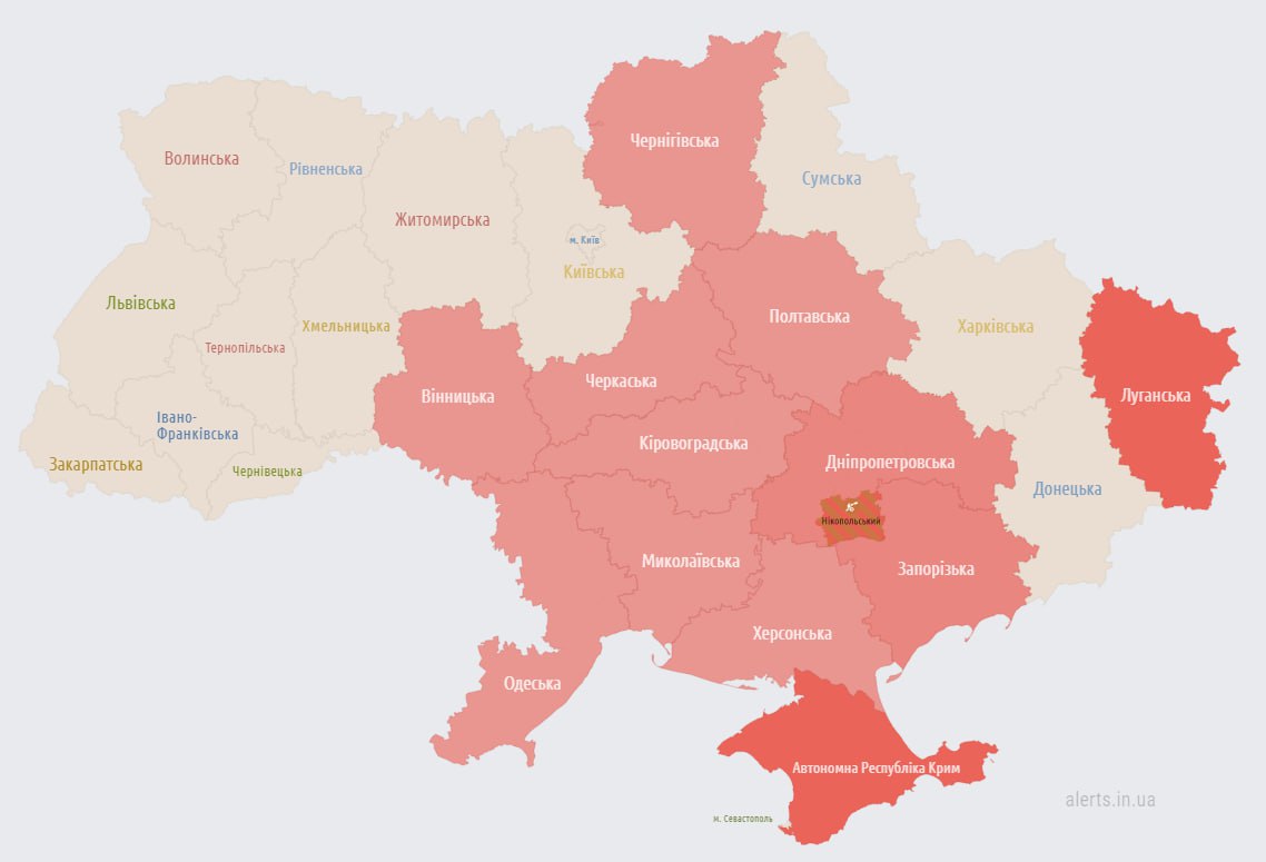 Ракетна загроза. В Києві та низці областей України оголосили тривогу