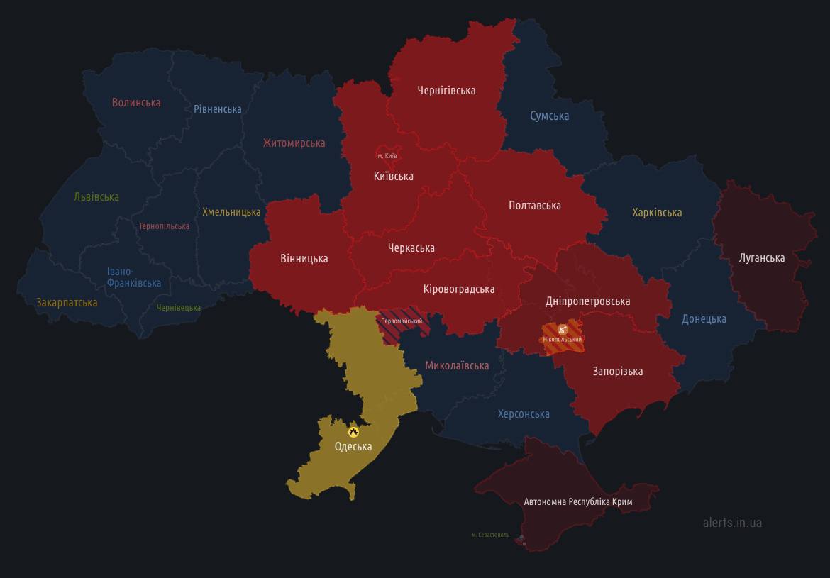 В Одесі чули вибухи. Відбулася ворожа ракетна атака