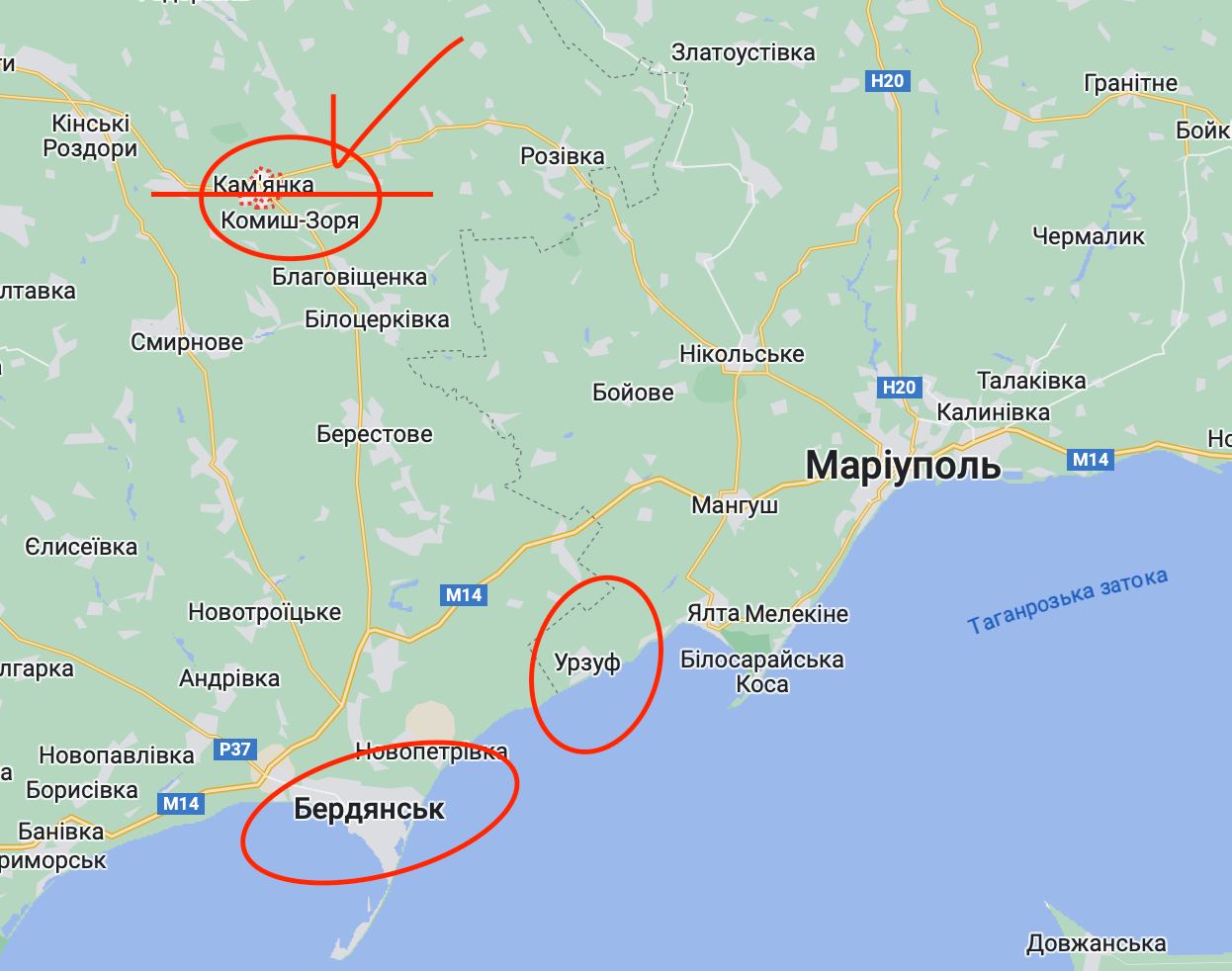 В районі окупованої Кам'янки Запорізької області пролунав потужний вибух, - Андрющенко