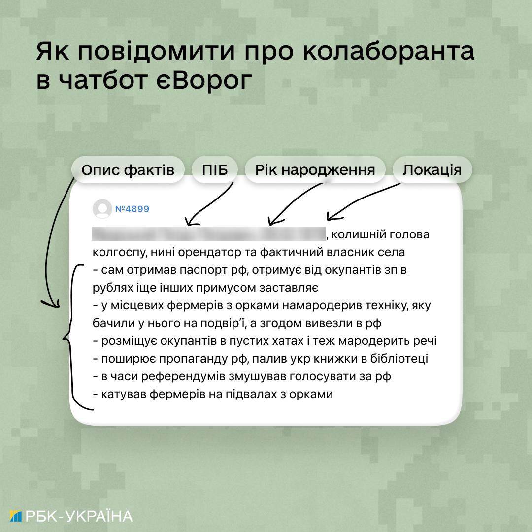 "єВорог". Украинцам напомнили, как помочь СБУ и сообщить о коллаборанте
