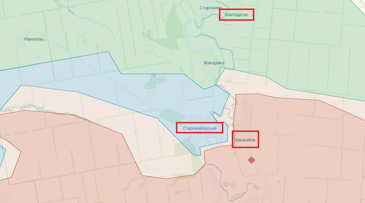 Росіяни намагалися повернути позиції південніше Бахмута й біля Старомайорського, - Генштаб
