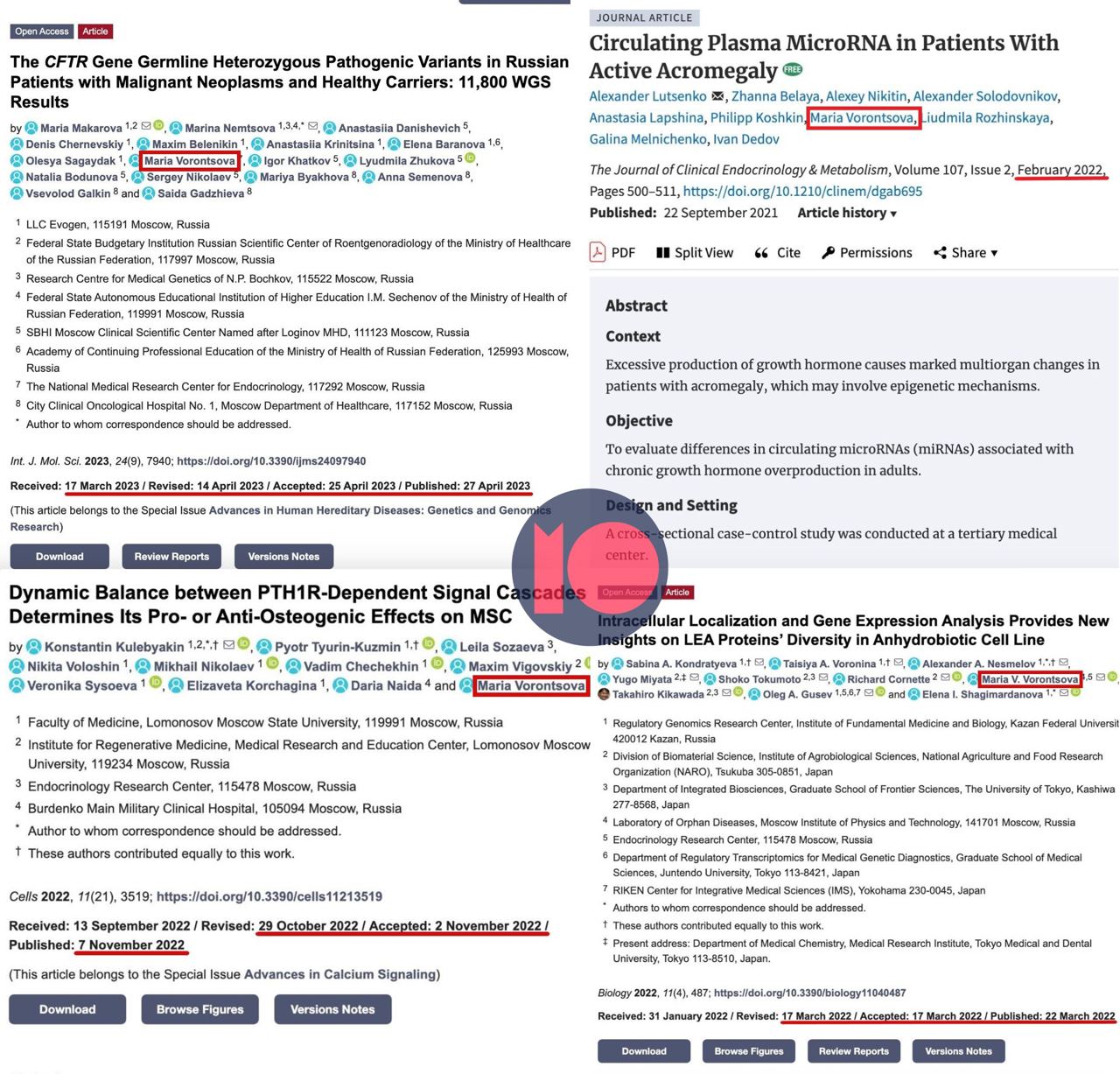 Донька Путіна продовжує публікуватися в наукових журналах США і Швейцарії, - ЗМІ