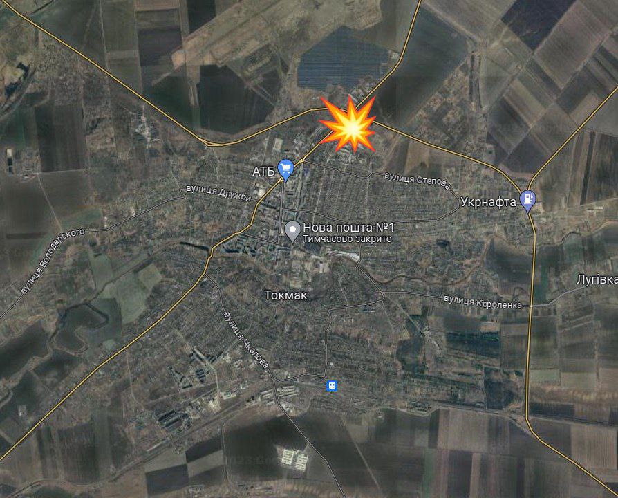 "Вітання" від Сил оборони. У Токмаку знищено розташування ворожої техніки