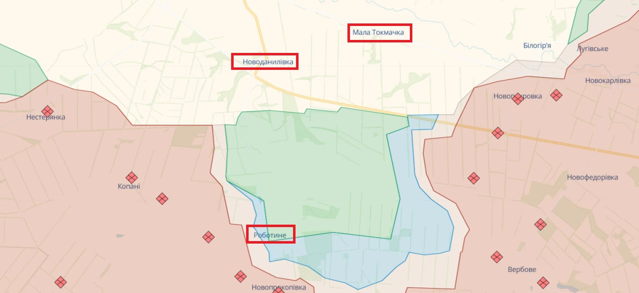 ВСУ наступают на двух направлениях, а россияне пытаются вернуть позиции в районе Андреевки