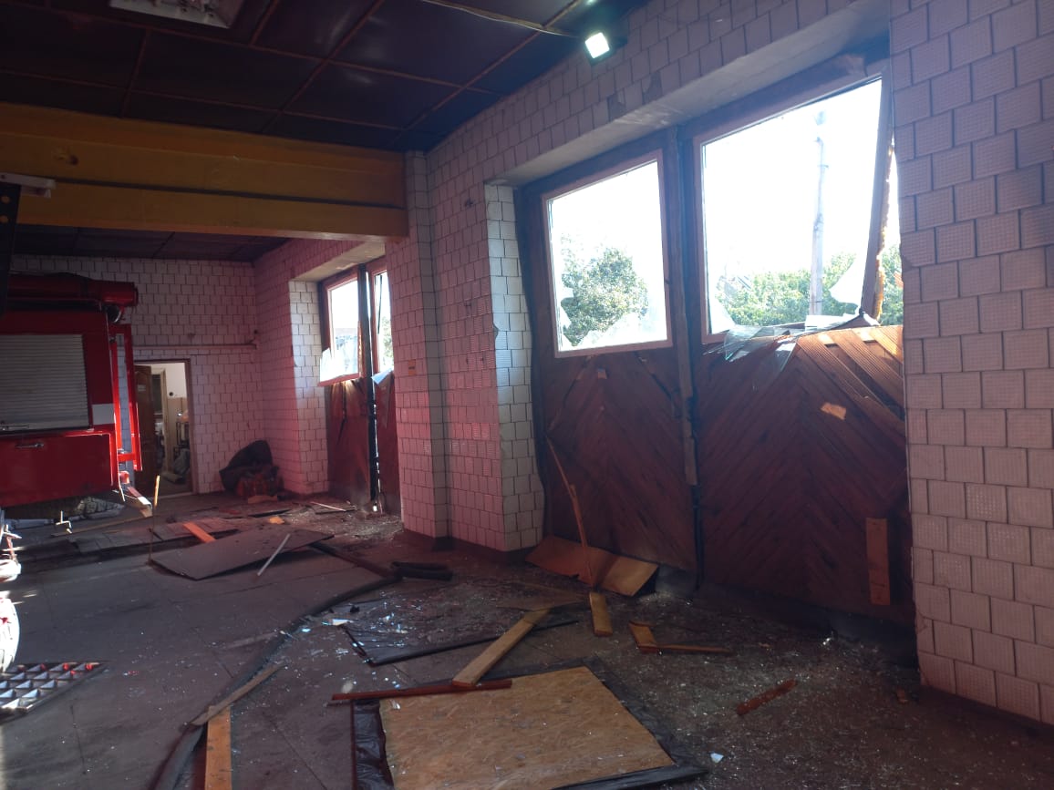 Росіяни вдарили по пожежній частині в Херсонській області