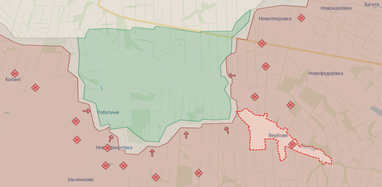 Біля Вербового ЗСУ відвоювали в окупантів півкілометра території, - Федоров