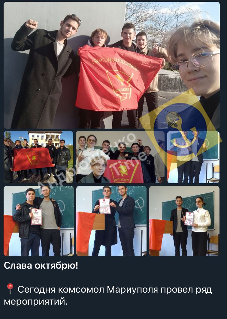 Знову пробили дно. Росіяни в Маріуполі "відновили СРСР" і долучають до нього школярів