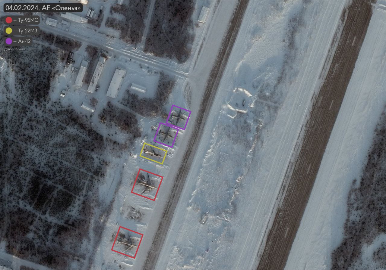 Як виглядає російський аеродром Оленья, з якого злітають літаки з ракетами бомбити Україну