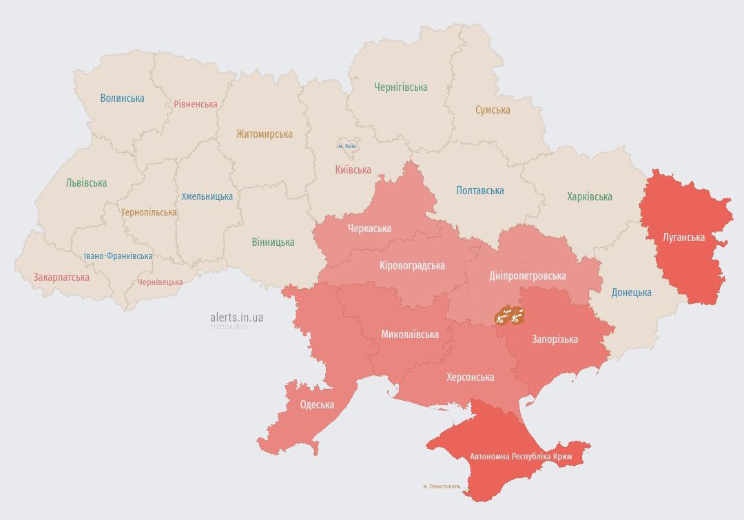 У Миколаєві та Дніпрі пролунали вибухи