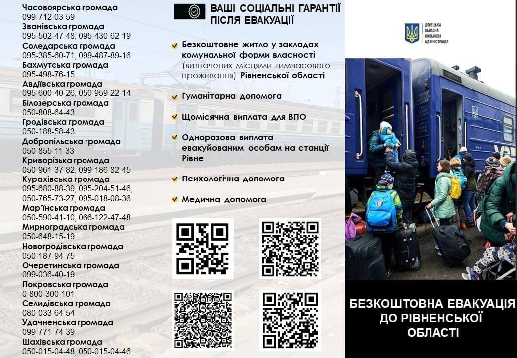 Обязательно или по желанию? Где в Украине объявлена эвакуация и куда везут переселенцев