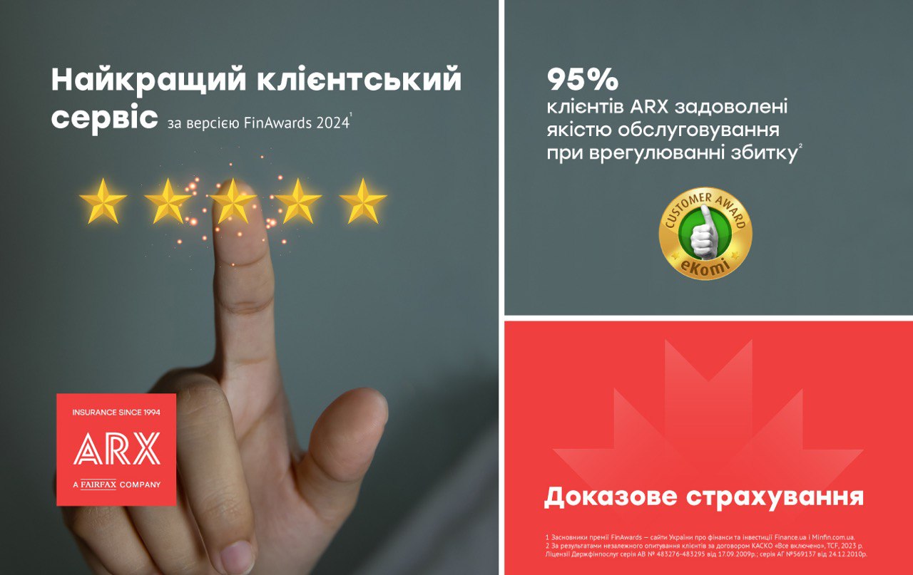 ARX – лучшие в клиентском сервисе по версии FinAwards 2024