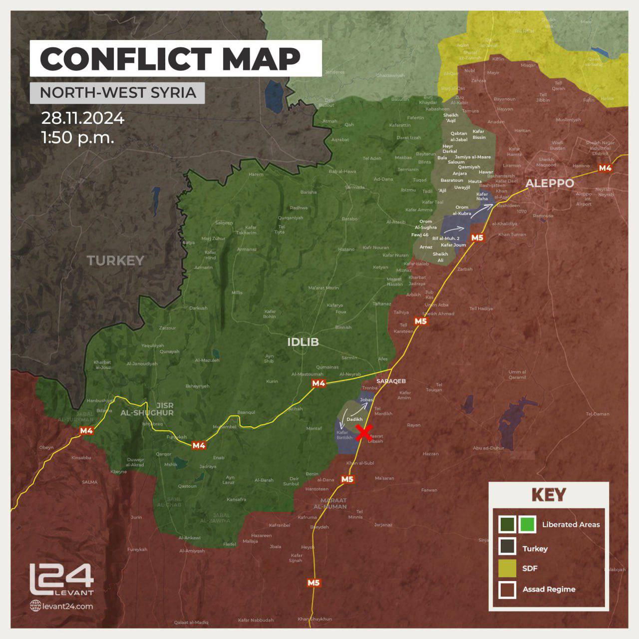 Сирійські повстанці розпочали масштабний наступ в районі Алеппо