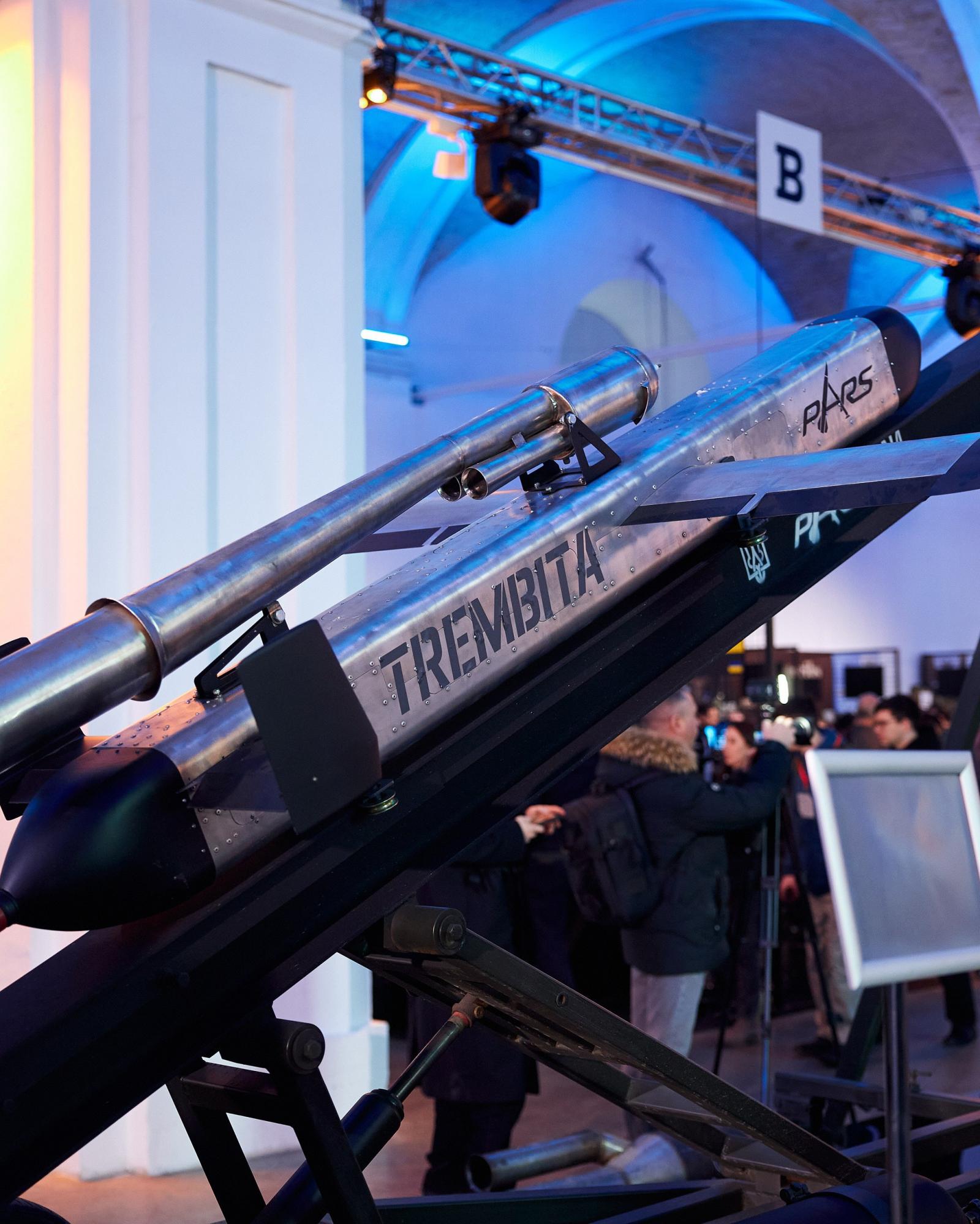 Дістане до Москви: українську ракету "Трембіта" вперше показали на виставці